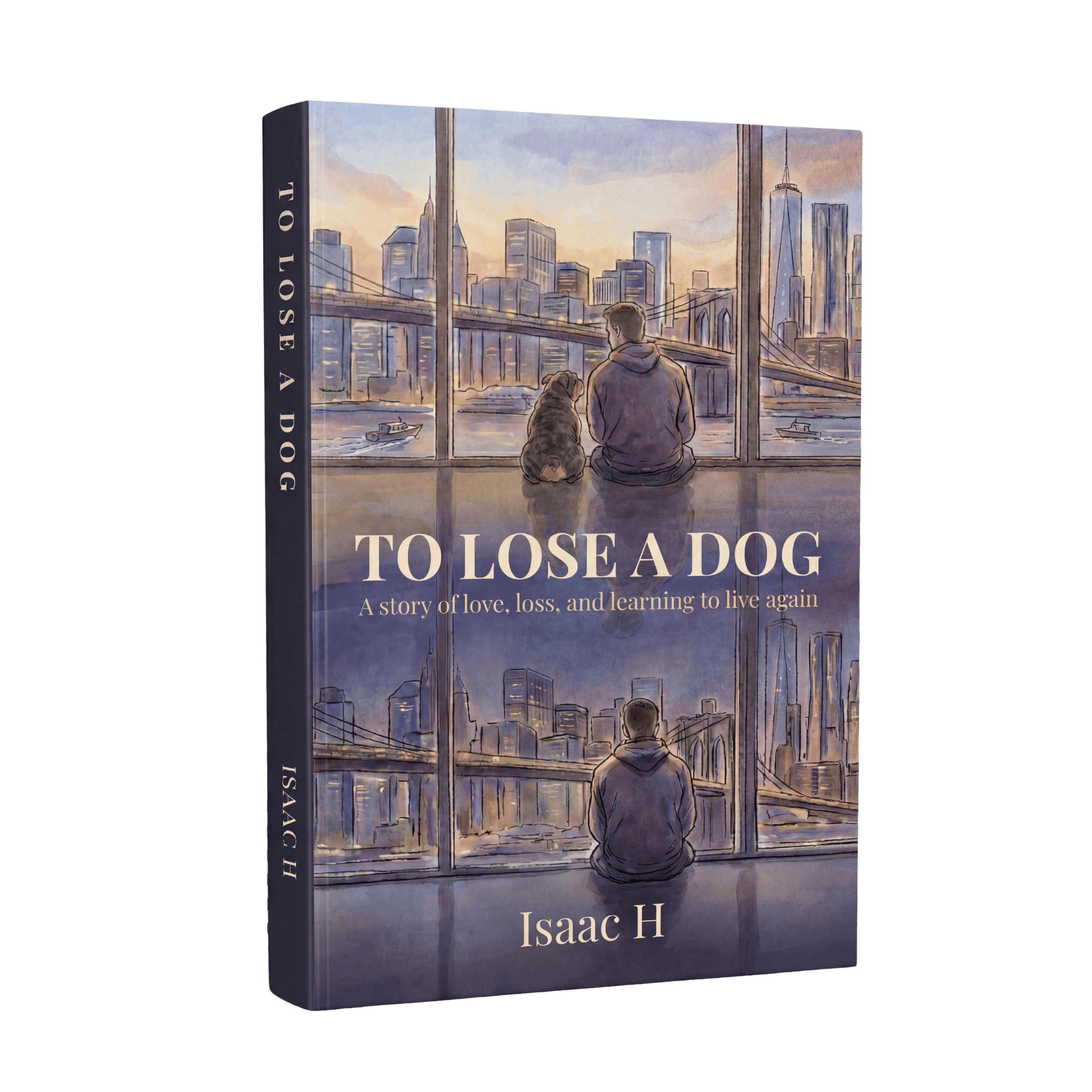 To Lose A Dog book cover featuring Franki the English Bulldog